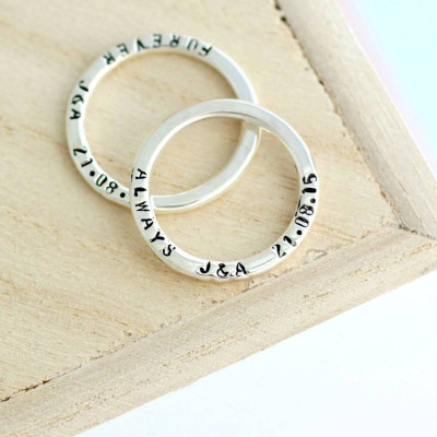 Personalised Message Ring - AMAZINGNECKLACE.COM