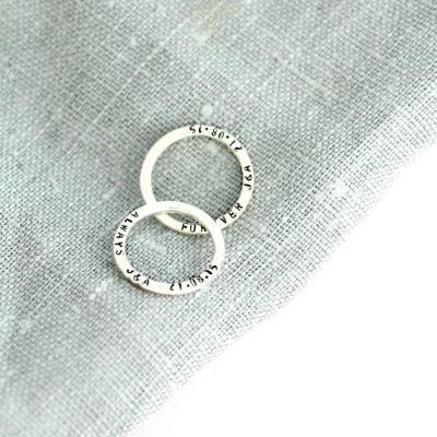 Personalised Message Ring - AMAZINGNECKLACE.COM