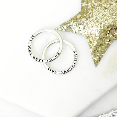 Personalised Message Ring - AMAZINGNECKLACE.COM