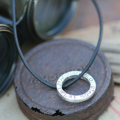 Personalised Time Travellers Mens Chain - AMAZINGNECKLACE.COM