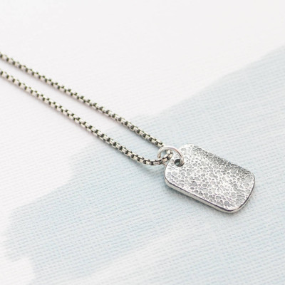 Personalised Dog Tag Necklace With Baby Birth Info - AMAZINGNECKLACE.COM