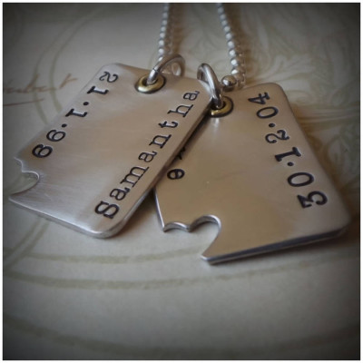 Piece Of My Heart Dog Tags - AMAZINGNECKLACE.COM