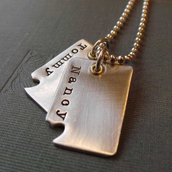 Piece Of My Heart Dog Tags - AMAZINGNECKLACE.COM