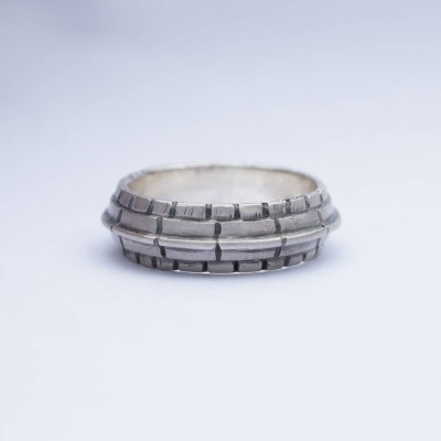 Roof Silver Personalised Ring - AMAZINGNECKLACE.COM