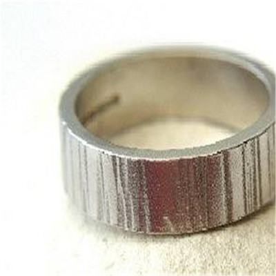 Roughed Up Personalised Ring - AMAZINGNECKLACE.COM
