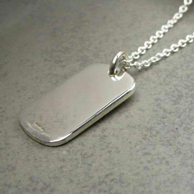 Silver Medical ID Tag - AMAZINGNECKLACE.COM