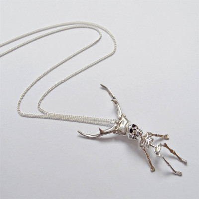 Silver Pierre Skeleton Pendant - AMAZINGNECKLACE.COM