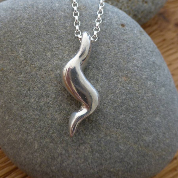Silver Serpent Personalised Necklace - AMAZINGNECKLACE.COM