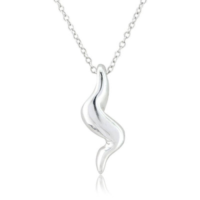 Silver Serpent Personalised Necklace - AMAZINGNECKLACE.COM