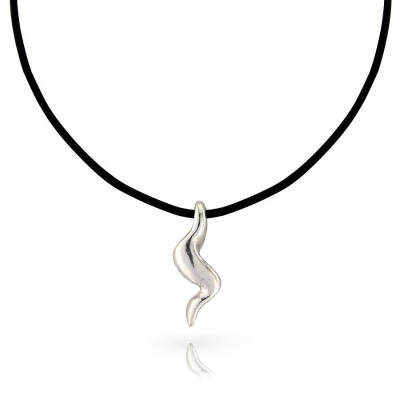 Silver Serpent Personalised Necklace - AMAZINGNECKLACE.COM