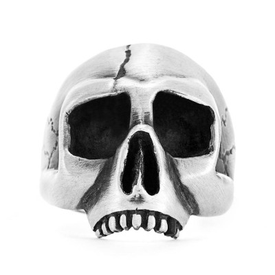 Skull Personalised Ring - AMAZINGNECKLACE.COM
