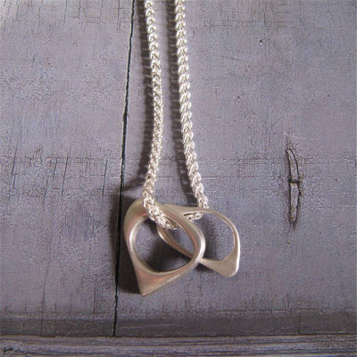U And Me To Infinity Silver Pendants - AMAZINGNECKLACE.COM