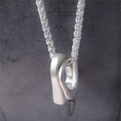 U And Me To Infinity Silver Pendants - AMAZINGNECKLACE.COM