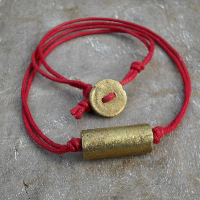 Personalised Recycled Brass Necklace - AMAZINGNECKLACE.COM