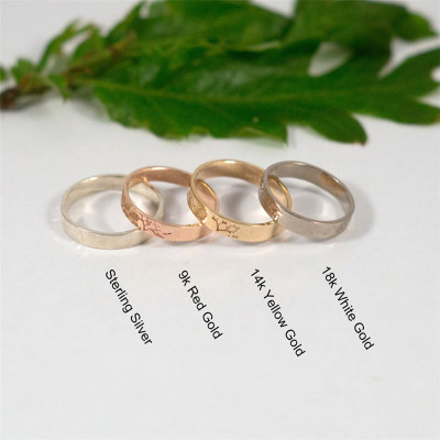 Wedding Bands In Sterling Silver - AMAZINGNECKLACE.COM
