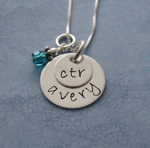 CTR Necklace Choose the Right Necklace Personalized LDS Mormon