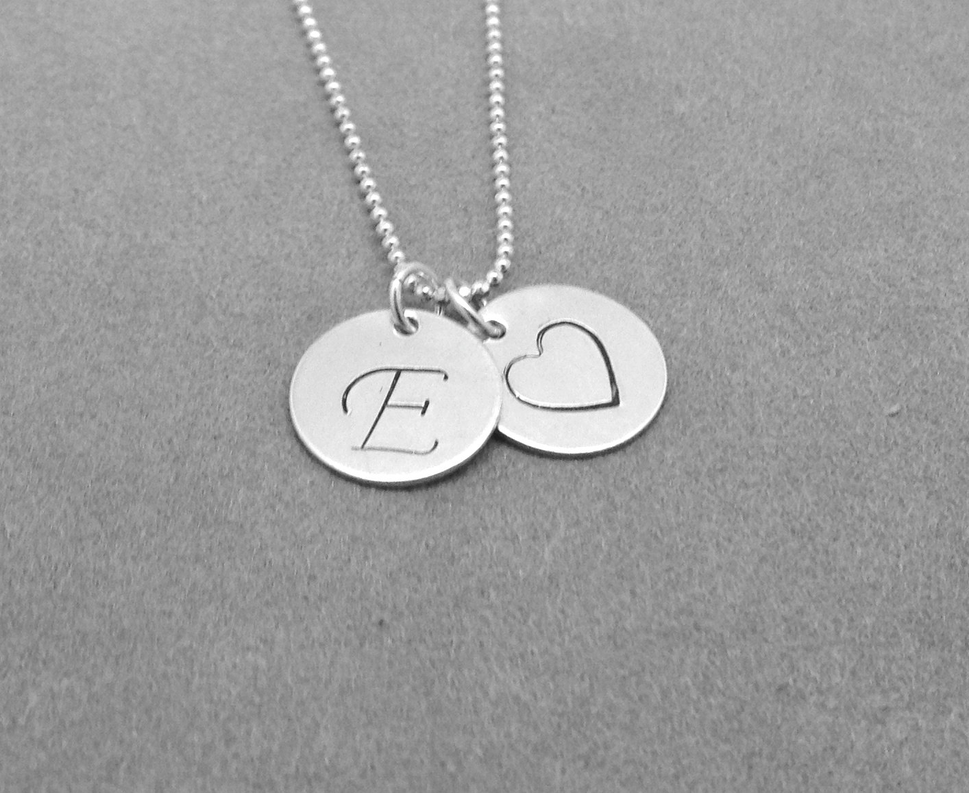 Charm Colgante Letra E De Plata De Ley 925 - Para Pulseras Y Collares, Con Mosquetón, Regalo Para Mujer
