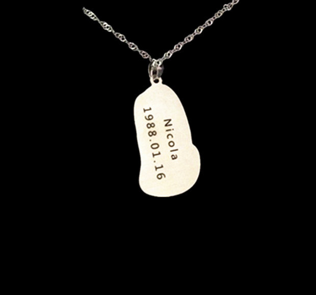 Engraved Photo Necklace, Custom Portrait Necklace, Silver Portrait Necklace, Pet Lover Necklace, Dog Portrait Necklace, Pet Portrait