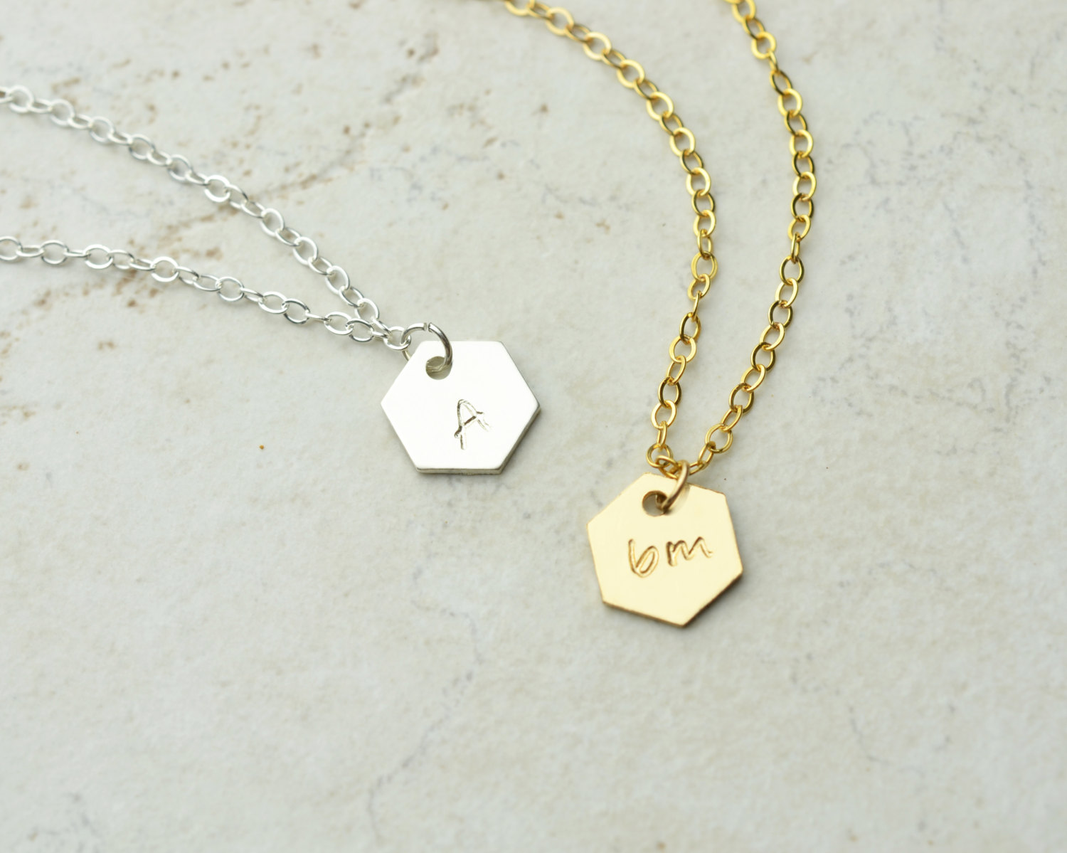 Follow Your Arrow Necklace Set / Gold, Silver, Rose Gold / Personalized Initial Necklace