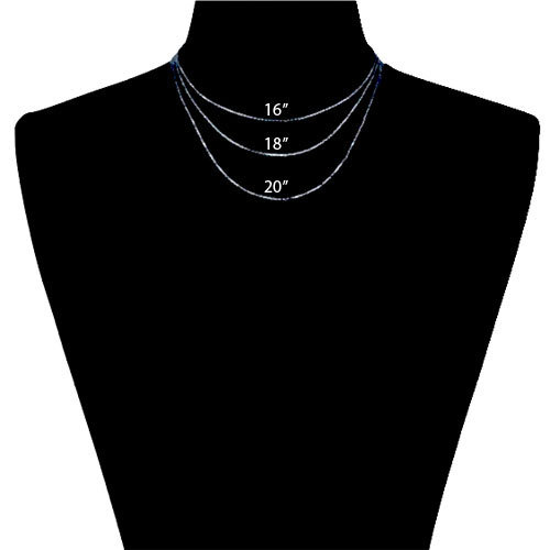 Monogram Initial Necklace - 1.75 inch Handcrafted Sterling Silver Monogram Necklace - Made in USA