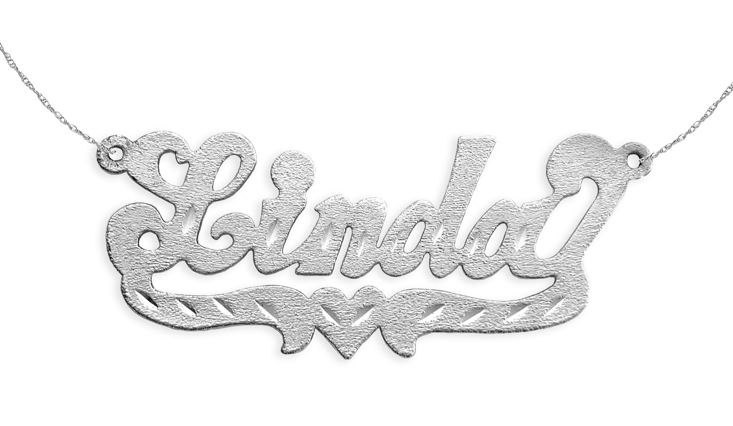 Name Necklace - Sterling Silver - Personalized Name Necklace - Made in USA