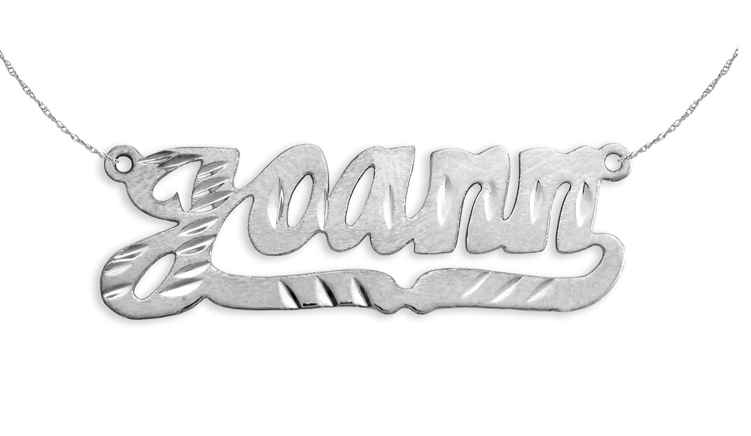 Name Necklace Sterling Silver Personalized Name Necklace - Made in USA
