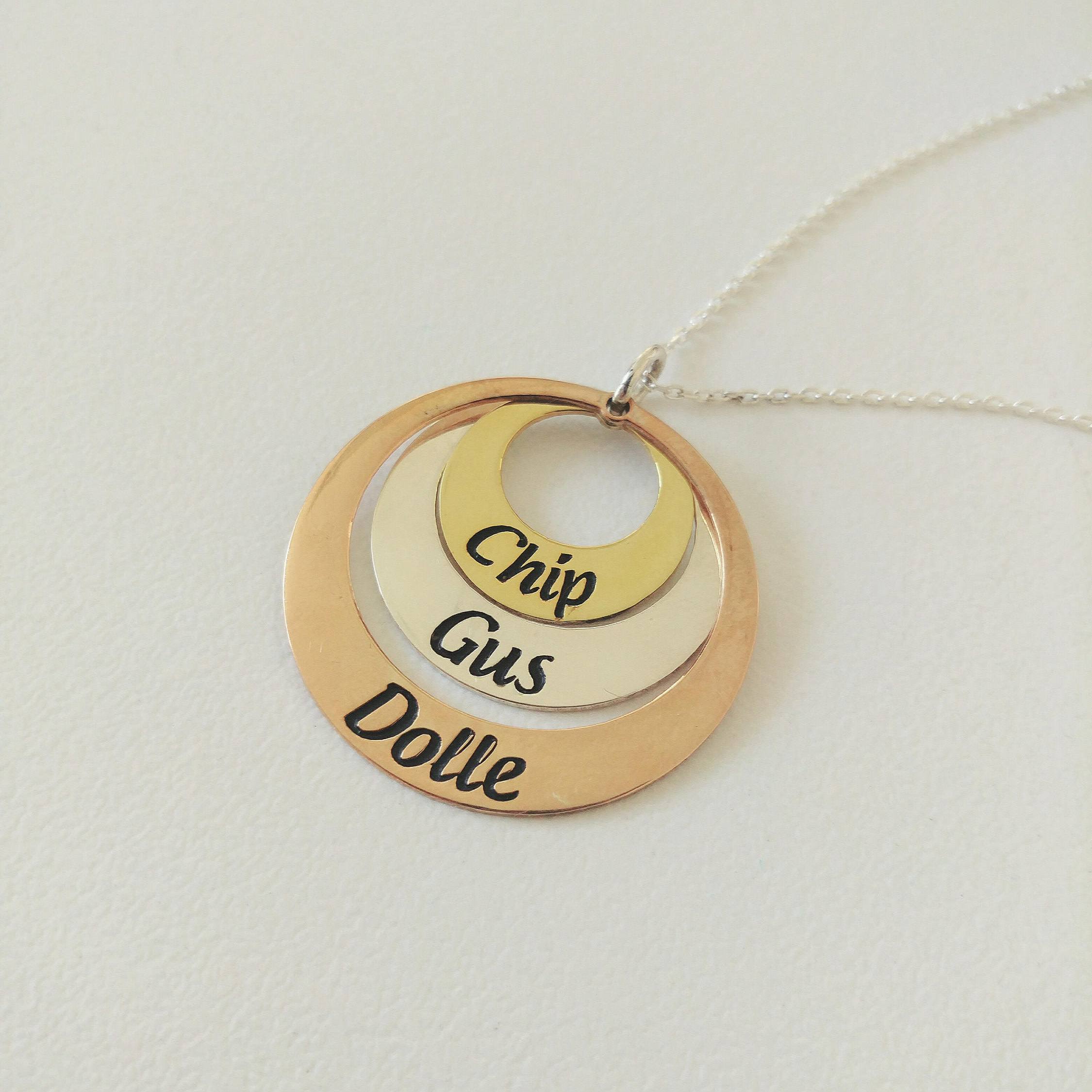 Personalized Gift&bull; Family Necklace&bull; Personalized Jewelry&bull; Childrens Name Necklaces&bull; Mother Gift &bull; Christmas Gifts For Her &bull; Necklace For Mom