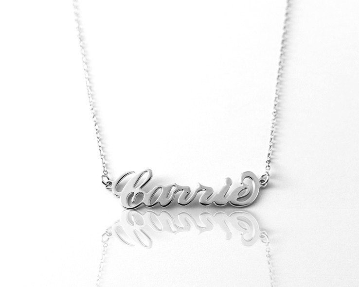 Personalized gold - Rose Gold - Name Necklace - Necklace with name - Birthday Gifts for 21 - 21st birthday gifts - Customized Necklace