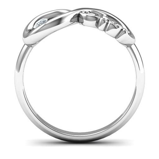 Dad Infinity Personalised Ring - AMAZINGNECKLACE.COM