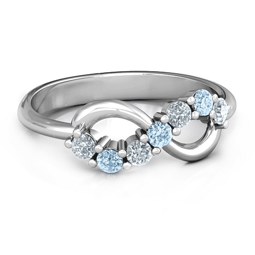 Infinity Personalised Ring - AMAZINGNECKLACE.COM