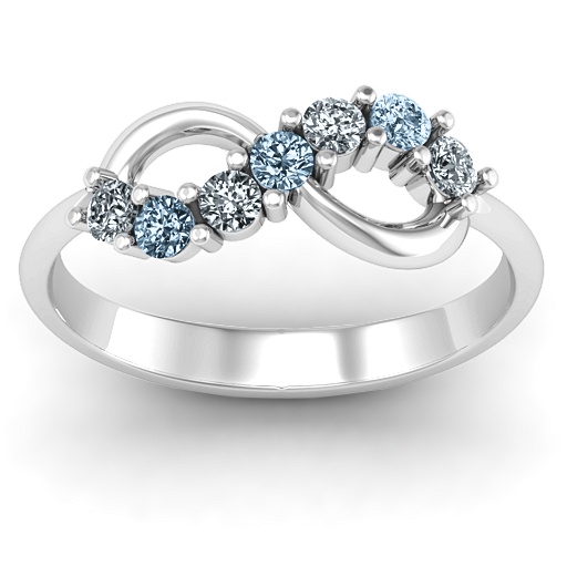 Infinity Personalised Ring - AMAZINGNECKLACE.COM