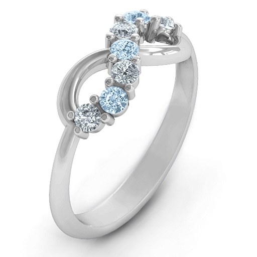 Infinity Personalised Ring - AMAZINGNECKLACE.COM