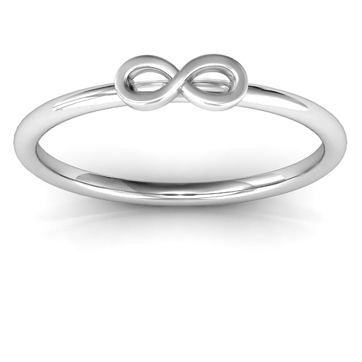 Infinity Stackr Personalised Ring - AMAZINGNECKLACE.COM