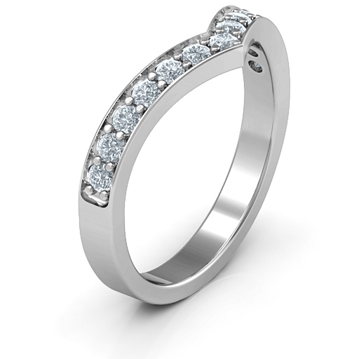 Vanessa Band Personalised Ring - AMAZINGNECKLACE.COM
