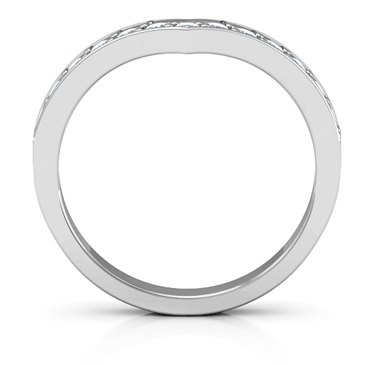Vanessa Band Personalised Ring - AMAZINGNECKLACE.COM