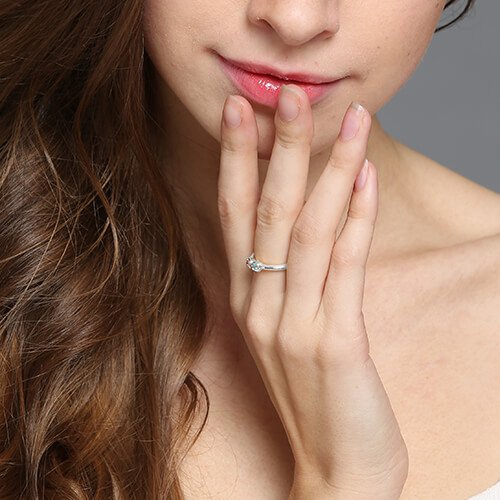 2 Stone Dual Birthstone Cuff Personalised Ring Sterling Silver  - AMAZINGNECKLACE.COM