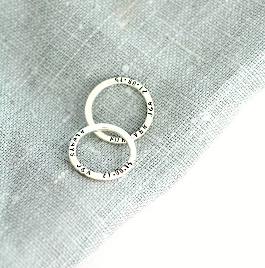 Personalised Message Ring - AMAZINGNECKLACE.COM