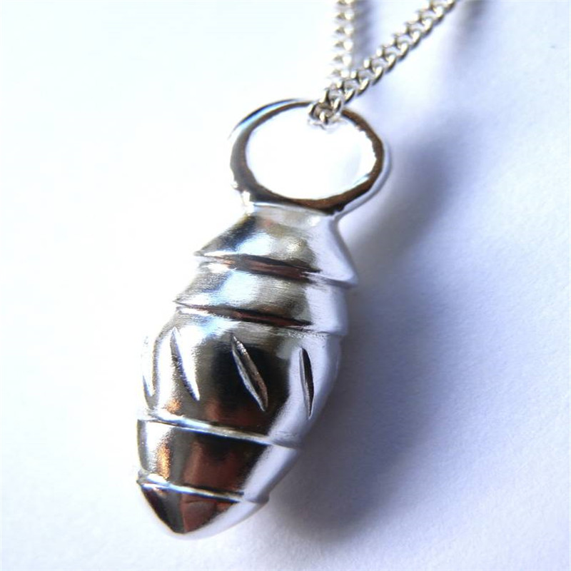 Silver Toggle Twisted Pendant - AMAZINGNECKLACE.COM